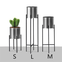 Load image into Gallery viewer, Nordic Metal Flower Pot Simple Creative Decorative Vase Iron Flower Stand Home Decoration