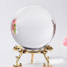 Load image into Gallery viewer, 60/70/80MM Photography Crystal Ball Ornament FengShui Globe Divination Quartz Magic Glass Ball Home Decor Sphere bola de cristal